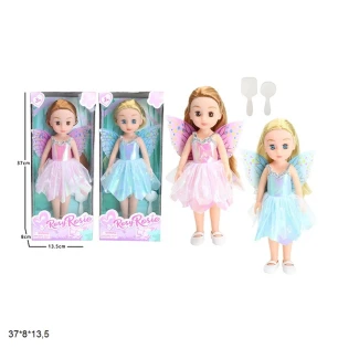 Лялька 35 см 14003 (48шт/2) з аксесуарами 2 види у коробці 37*8*13,5 см