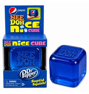 Кубик антистрес KB-2131 (60шт) Needoh Squishy Nice Cube Pepsi Сквіш у коробці 5*5*5 см