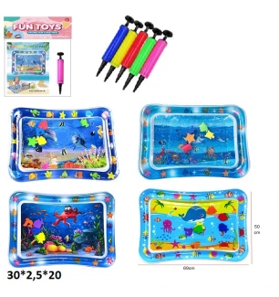 Килимок водяний для дітей A3/A4/A5/A6 (168шт/2) розвиваючий водяний 4 види у пакеті 30*2,5*20 см