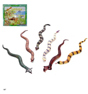 Змія Гонконг A018P тянучка 15 3 вида 6 кольорів 24 шт. в кор.