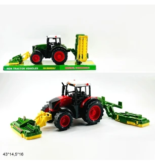 Трактор інерційний 666-316A (36шт/2) 2 види під слюдою 43*14,5*16 см