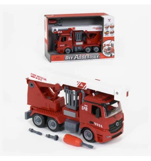 Машина-конструктор YW 9080 A (24шт/2) світло звук інерція у коробці