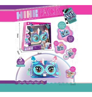 Інтерактивна сумочка KSY 958-3 (48шт/2) кліпає звуки музика реагує на дотик у коробці  