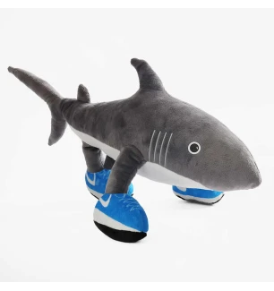 М’яка іграшка "Акула" А47459 (1шт) довжина 37 см три ноги імітовані кеди