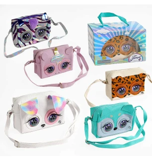 Інтерактивна сумочка С 62909 (40шт) кліпає звуки від батарейок 2 режими роботи реагує на дотик у кор