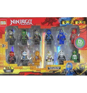 Конструктор Ninjago Ніндзяго 0297E (240шт/2) 12 героїв у коробці