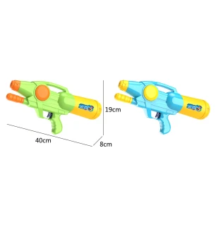 Водяна зброя 40 см JS512 (100шт/2) з накачкою 2 види у пакеті 40*8*19 см