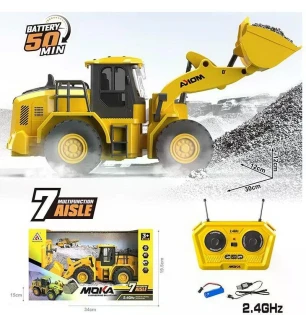 Екскаватор на р/к 2135 (24шт/2) “Екскаватор” гумові колеса акумуляторі 3.7V пульт 2.4Ghz USB-кабель 