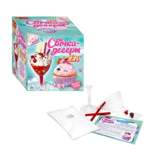 Свічка-десерт "Вишневий десерт" 10100525 (24шт) "Ранок"  