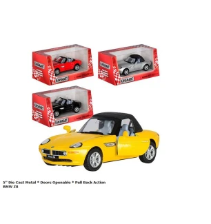 Модель машини KINSMART KT5022W (96шт/4) BMW Z8 металева інерційна 4 види у коробці 16*8*7.5 см