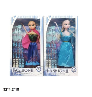 Лялька Frozen "Крижане серце" 28 см YS18-1 (108шт/2) 2 види у коробці 32*4,2*18 см