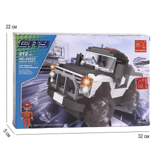 Конструктор AUSINI 25532 (36шт/2) "Позашляховик спецслужб" 212 деталей у коробці  