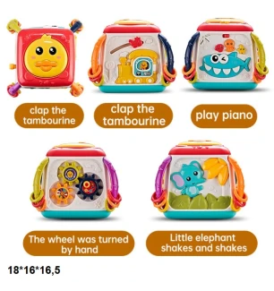 Логіка трапеція 822 (48шт/2) багатофункціональна батарейкова музична світиться  у коробці 18*16*16,5