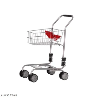 Візок для супермаркета 9328B RED (1шт) CARRELLO TROLLEY металеве 41,5*30,5*58,5 у коробці 42*19*31,5