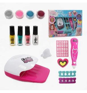 Набір для манікюру "Студія краси" 22930 (12шт/2) "4FUN Game Club" сушка для нігтів на батарейках роз