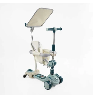 Самокат 5в1 "Skyper" FJ-93078 (4шт) колеса PU 125х40 мм зі світлом укр озвучування та підсвічування 