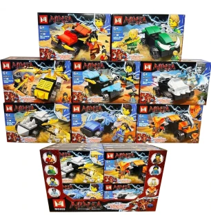Конструктор Ninjago MG959 (320шт/2) 8 видів 37-43 деталей у коробці