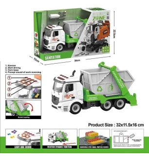 Машина-конструктор YW 9082 F (24шт/2) інерція звуки підсвічування рухливі елементи інструменти у кор