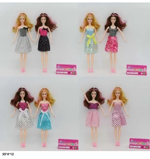 Лялька типу "Барбі" 29 см B09-60C/61C/62C/63C (360шт/4) 8 видів у пакеті 35*4*12 см