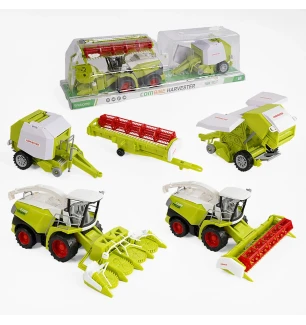 Комбайн з причепом інерційний 87-6044 (12шт) навісне обладнання причіп під слюдою