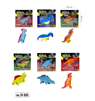 Іграшка-тянучка антистрес GooJitZu ST-833 (96шт/2) 6 видів у коробці  