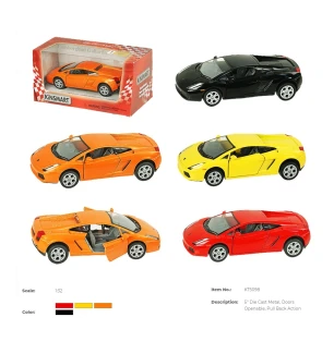 Модель машини KINSMART KT5098W (96шт/4) "LAMBORGHINI GALLARDO", 1:32, метал., інерц., відкр. дв., в 