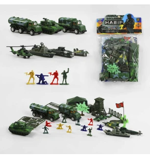 Комбат TK 47091 (48шт/2) “TK Group” “Спеціальний підрозділ” зброя солдати техніка декорації у пакеті
