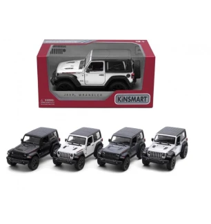 Модель машини KINSMART KT5412WK (96шт/4) Jeep Wrangler метал, 4 види, інерц. відкр. дв. в кор. 16*8*