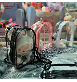 Іграшка лялька фігурка-брелок Labubu Лабубу 300625 (204шт) сидяча 12 см колір асорті - сюрприз 