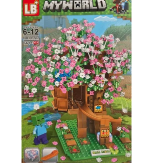 Конструктор Майнкрафт MY WORLD MINECRAFT LB582 (шт/2) 661 деталь у коробці