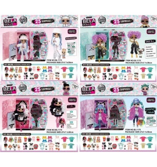 Лялька L.O.L. LOL BELA DOLLS BL1175 (40шт/2) старша сестра 17,5 см і молодша 4 види мікс у коробці 2