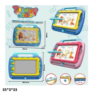 Дошка для малювання магнітна 2405 (120шт/2) з печатками 2 види у пакеті 35*3*33 см