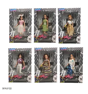 Лялька типу "Барбі" 32 см B2025-ABCDEF (36шт/2) з аксесуарами 6 види у коробці 35*6,5*22 см