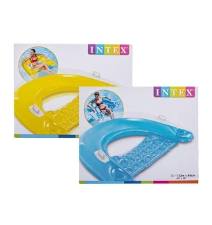 Надувне крісло з ручками INTEX 58859 (12шт) 152х99 см до 100 кг підсклянники у коробці  