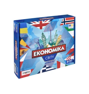 Гра монополія "Економіка світу" (укр.) 31028 (5шт) у коробці 34х29,1х5,7 см