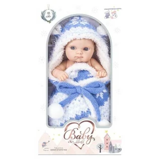 Пупс 244-3 (96шт/2) довжина 20 см м’якотілий у коробці  