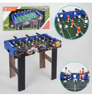 Футбол підлоговий XJ 803-2 (4шт) дерев'яний на штангах у коробці  