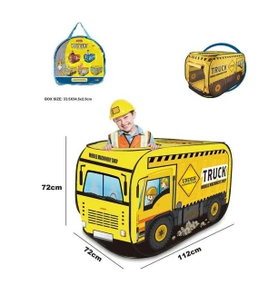 Намет дитячий 606-8012 D (48шт) "Вантажівка" 112х72х72 см у сумці