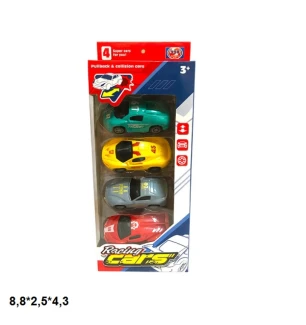 Легкова інерційна 998-53A (192шт/2) Crash при зіткненні розбивається 4 шт у коробці 18,8*2,5*4,3 см