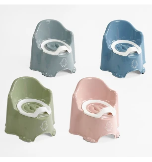 Горщик дитячий 11111 (20шт) 4 види знімний лоток кришка антиковзкі накладки на ніжках  