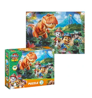 Пазли дитячі 200801 (48шт) Dodo «Paw Patrol Динофільм. Сильний. Хоробрий. Реви» 60 елементів у коро