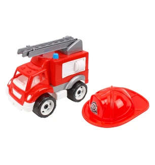 Іграшка "Малюк - пожежник ТехноК" 3978 (6шт) у сітці 36 × 34 × 18.5 см