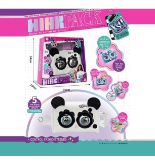 Інтерактивна сумочка KSY 958-2 (48шт/2) кліпає звуки музика реагує на дотик у коробці