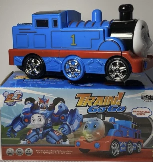 Музичний розвиваючий поїзд Thomas the Train "Томас і друзі" MT986 (120шт/2) трансформер у коробці