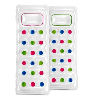 Надувний матрас 59894 (12шт) 2 види, "Стакан" кольоровий, з рем. комплектом, вініловий 188*71 см, в 