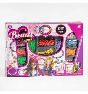 Бісер дитячий 204-3 (120шт) у коробці  