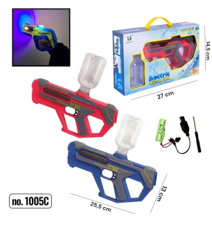 Водяна зброя автомат WATER GUN 1005C (36шт) акумуляторний 2 види у коробці  27*7*14,5 см