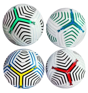 М'яч футбольний BT-FB-0348 (30шт) розмір №5 PVC 340 грам 4 види у пакеті