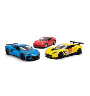 Модель машини KINSMART KT5457W (96шт/4) CHEVROLET COLLECTION металева інерційна 12 видів