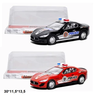 Легкова поліція інерційна 9138 (72шт/2) 2 види під слюдою 30*11,5*13,5 см